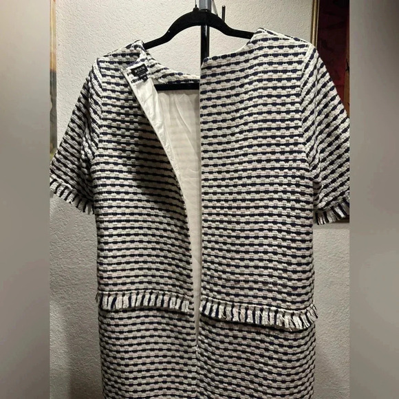 Worth new york navy/white dress size 10 - Picture 6 of 11